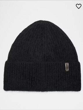VINCE Cashmere Shaker Stitch Beanie In Black NWT $165
